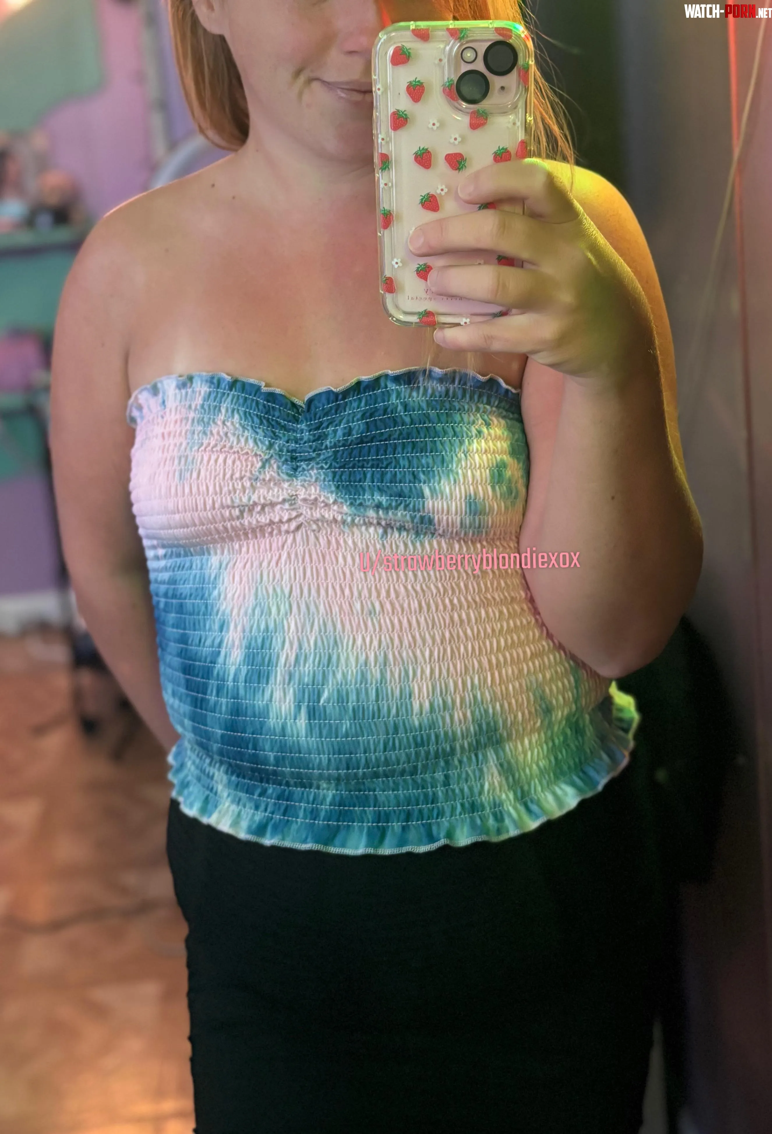 Braless Evening Look by StrawberryBlondiexox