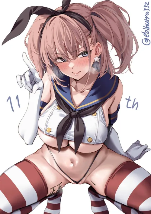 Thumbnail Atlanta Shimakaze Cosplay by Ebifurya KanColle | llamanatee