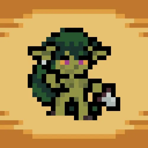 Thumbnail Fang the Goblin Pixel Art Commission by noshecats