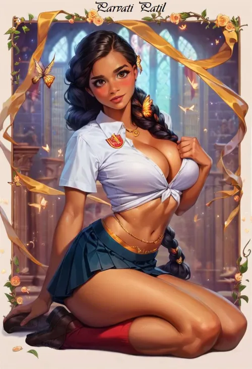 Thumbnail Parvati's Chocolate Frog Card by Rohsaw: Engaging Content
