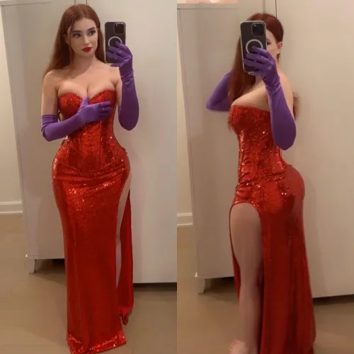 Thumbnail Caitbabyxo as Jessica Rabbit in Disney Porn Category