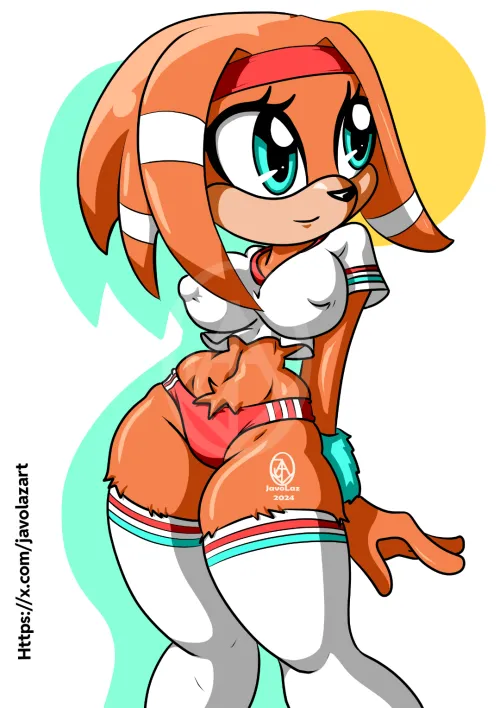 Thumbnail Erotic Artistry: Tikal in a Sport Uniform by JavoLazART