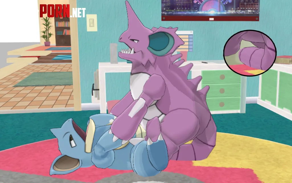 NidoKing and NidoQueen MF by me by BeavisTheBest