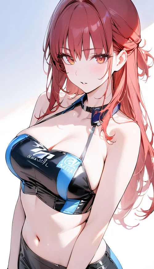 Thumbnail Race Queen Midriff: A Captivating Look by Author CheetahSperm18 in the AnimeMidriff Category
