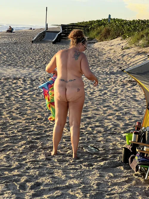 Thumbnail Nude Beach Lover: RicknTrac's BBWnudists Affection