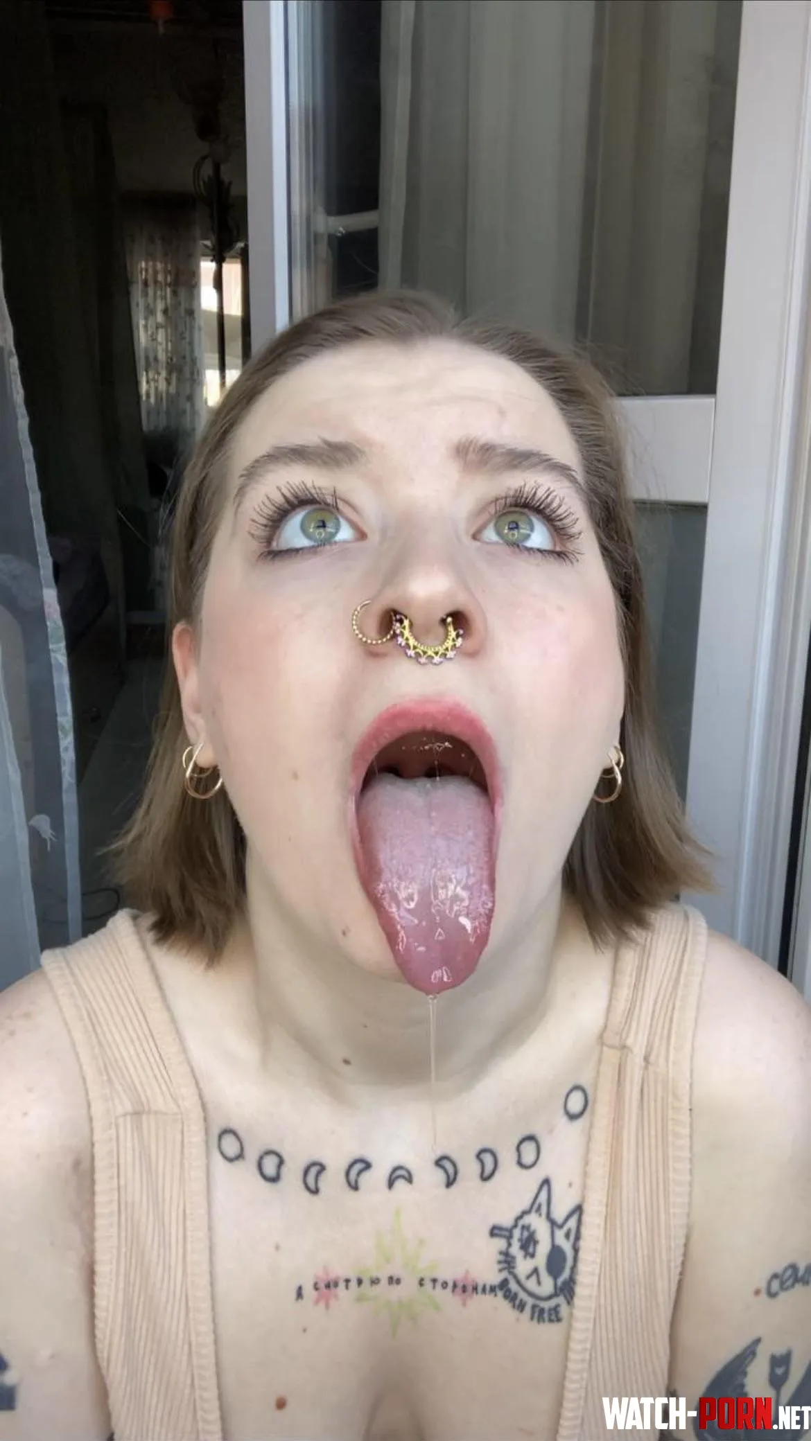 Sweet morning tongue and drool by feetyourlick