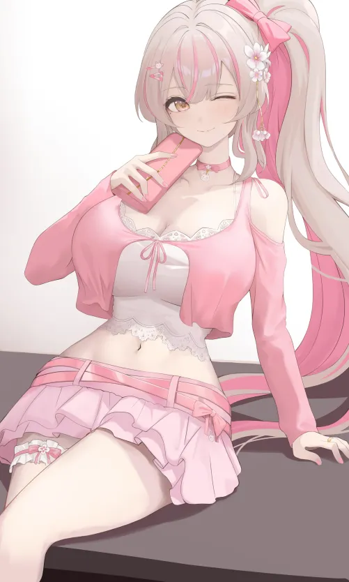 Thumbnail She Likes Pink and More in the animemidriff World by CheetahSperm18