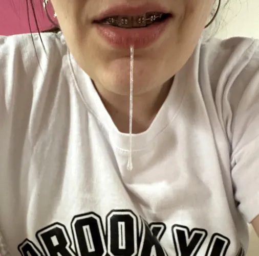 Thumbnail Embracing Braces and Drool: An Intriguing Spit Fetish Tale by RebecaClarkBigAss