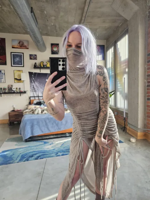 Thumbnail PurpleSilver Haired Baddie: A Style Statement | _MyLittlePanda_