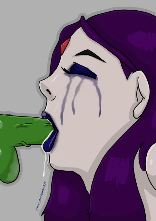 Thumbnail Raven's Wild Side Unleashed in 'likes it rough' by CrimsonBunnyArt