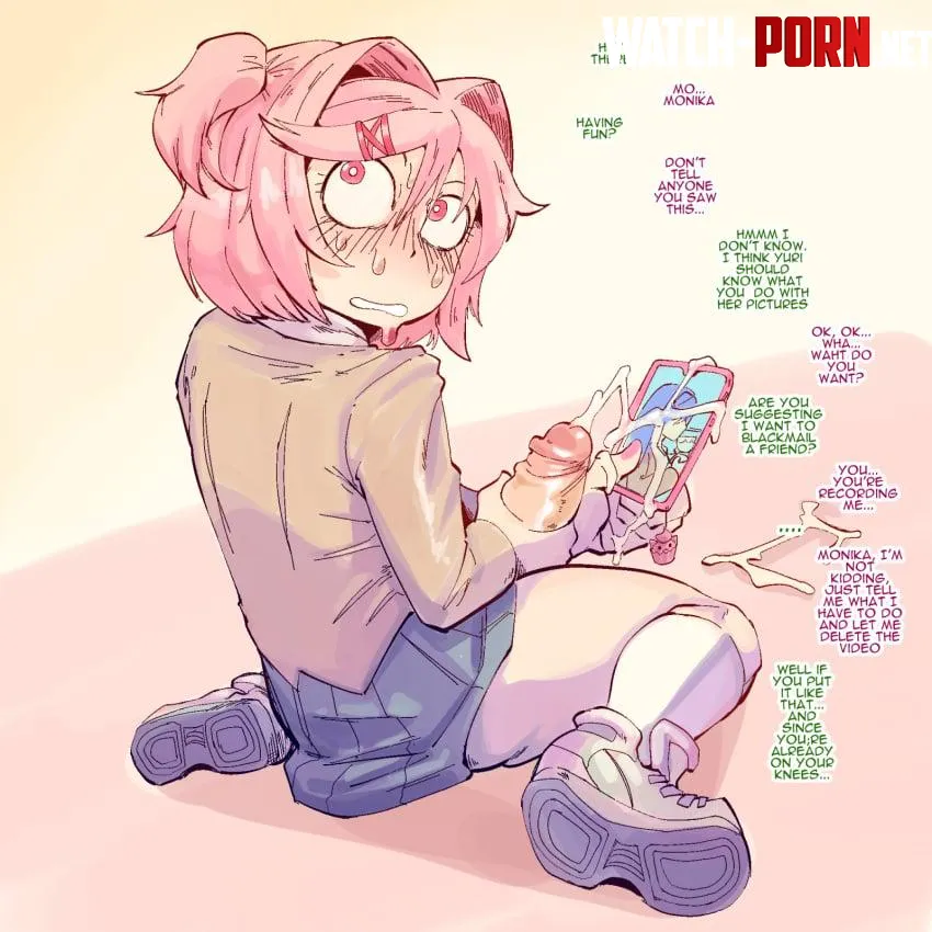 Natsuki got caught Artist box chan by SomeRandomTransfemm