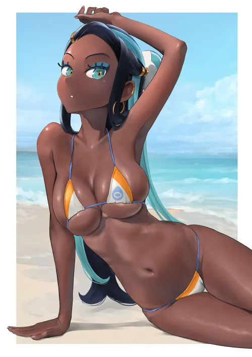 Thumbnail Nessa Posing in a Tiny Bikini: A Captivating Scene by wagenryusui