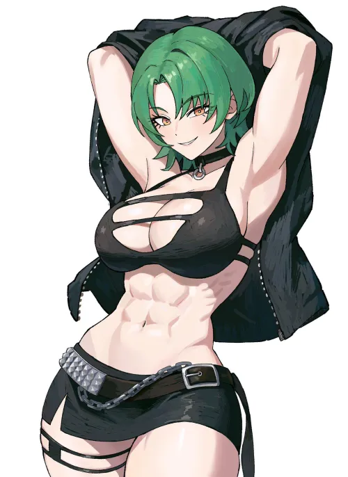Thumbnail Exploring the Fascinating World of Anime Armpits with 'This Green-Haired Babe' by TheRoySez