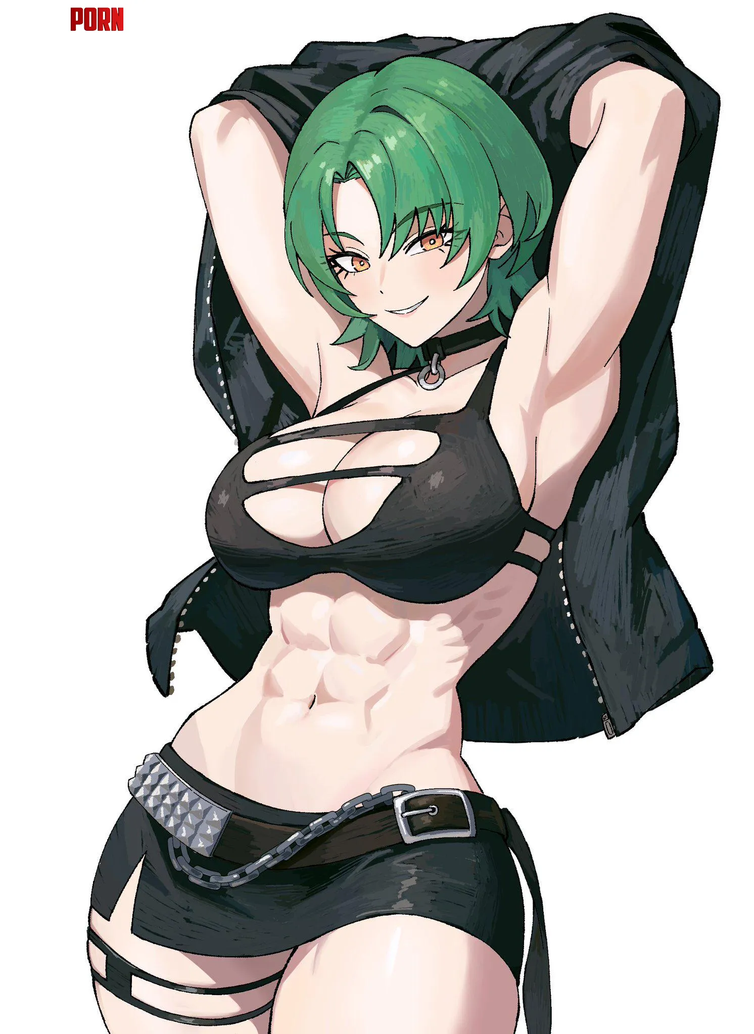 This greenhaired babe by TheRoySez