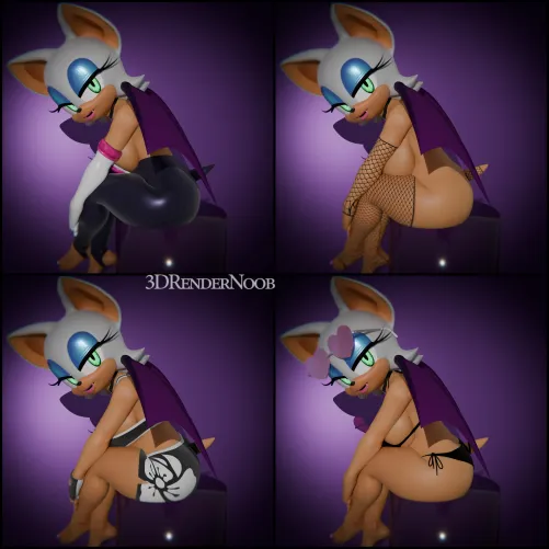 Thumbnail Rouge Modeling: SonicPorn Delight by TruthanDarkness