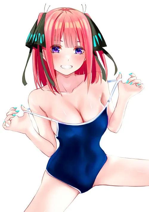 Thumbnail Csxc Unveils Nino Teasing in School Swimsuit | Latest pantsu Content