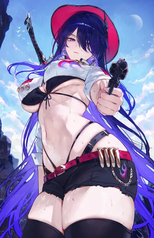 Thumbnail Cowgirl Acheron Honkai Star Rail Exploration by CheetahSperm18