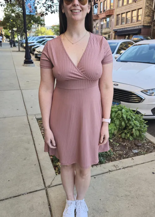 Thumbnail Sundress Weather Wishes: Embracing Braless Comfort | TimidLilyGirl