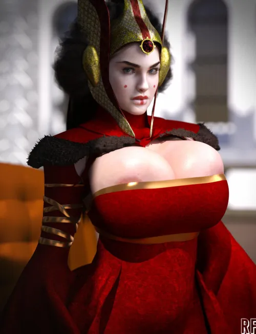 Thumbnail Unique Artistry: Discover Padme in Rude Frog 3D by Mxfyn in Star Wars NSFW