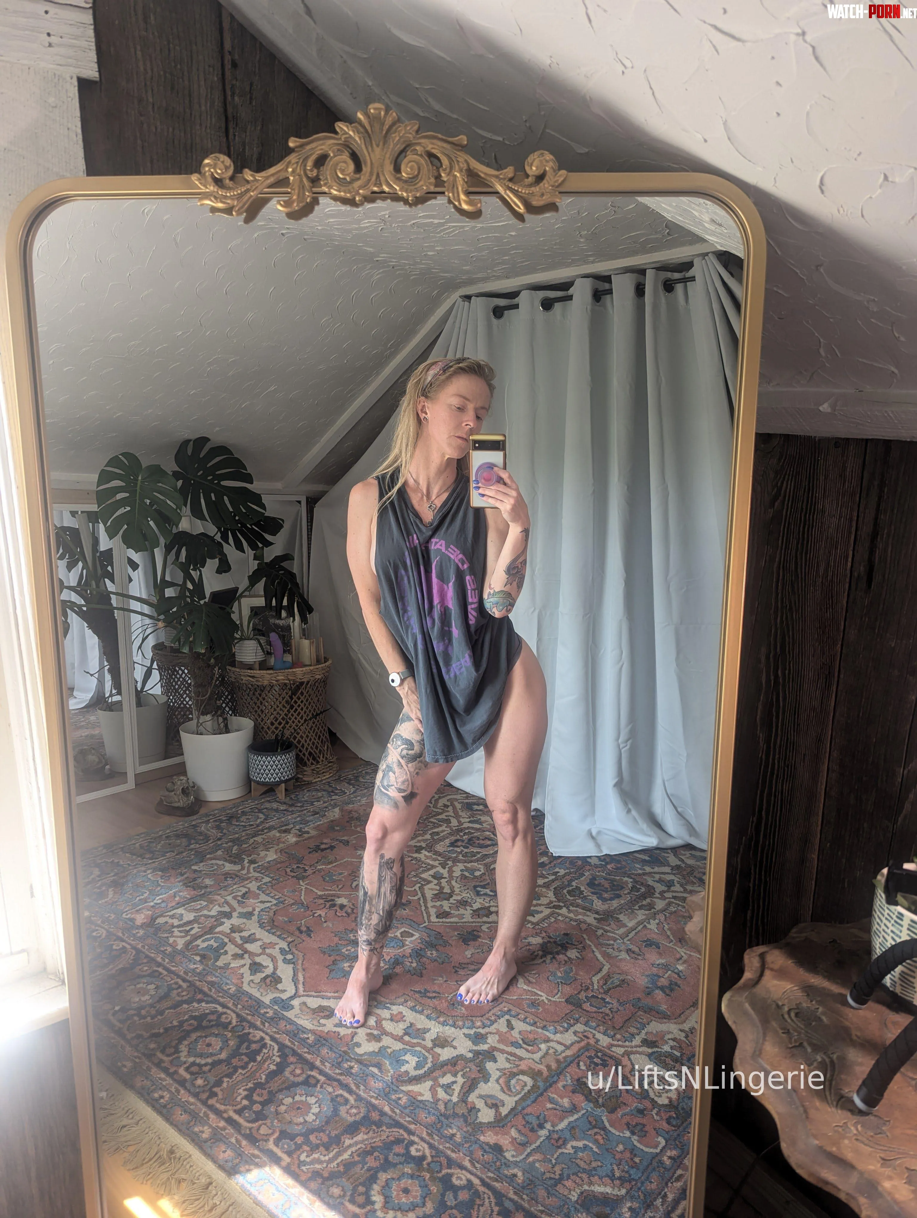 Muscular legs are difficult to build but man are they worth it by LiftsNLingerie