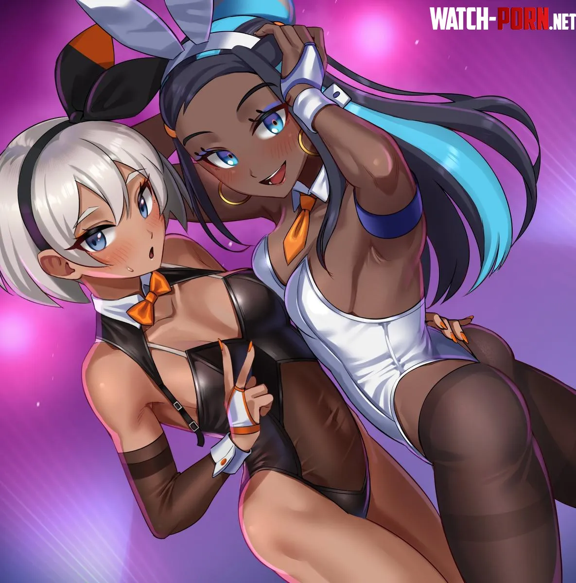 Bunny Nessa and Bea Pokemon by A_MASSIVE_PERVERT