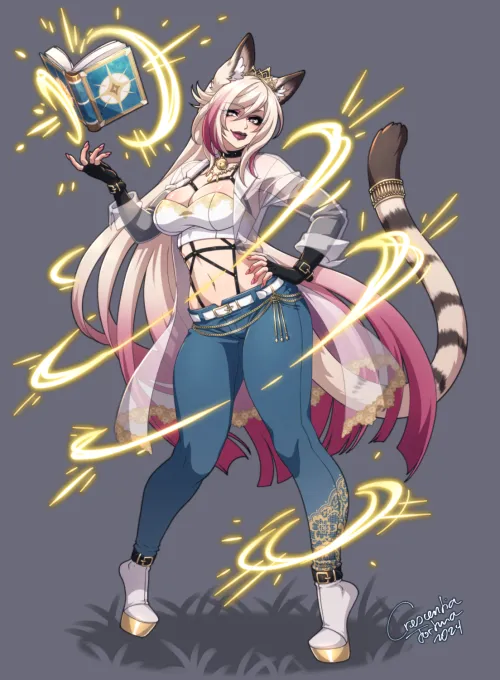 Thumbnail Discover the Original Aylheen Artwork by Crescentia-Fortuna in MonsterGirl