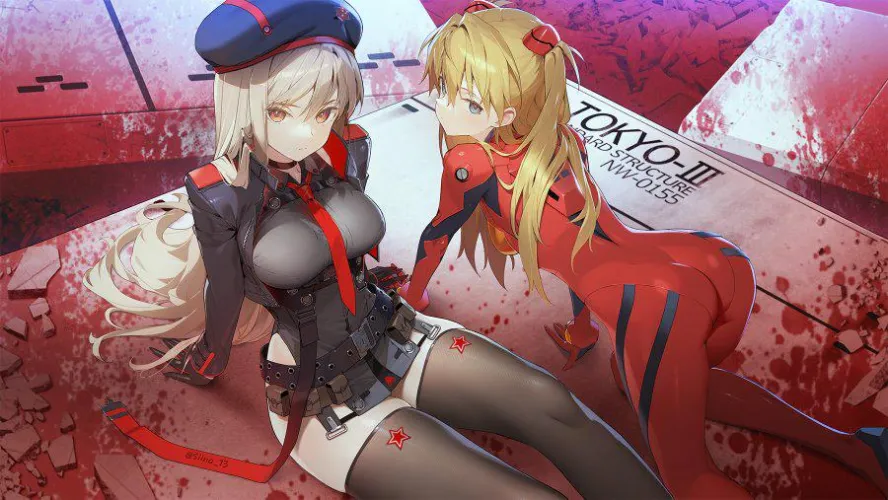 Thumbnail The Dynamic Duo Rapi and Asuka by Ok-Year-6455 | Exclusive Content in pantsu Category