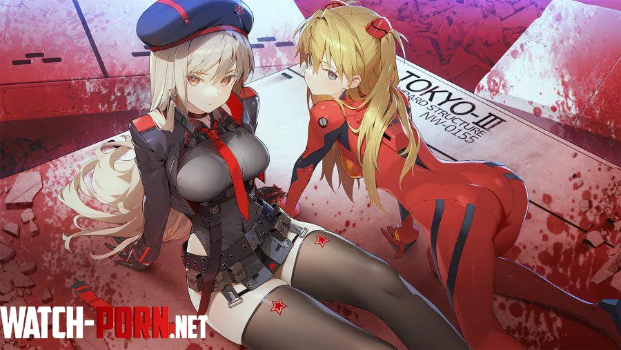 Rapi and Asuka Nikke x EVA by Ok-Year-6455