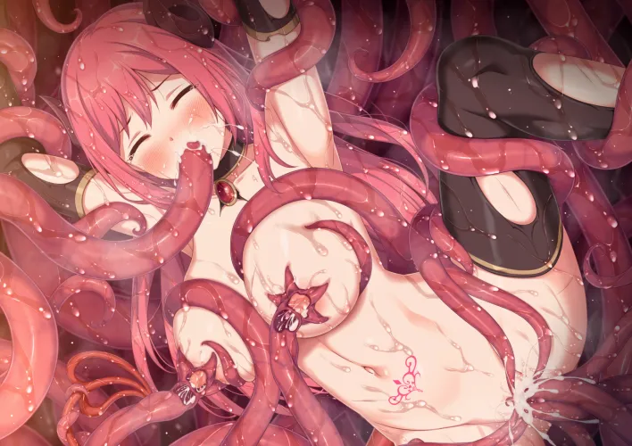 Thumbnail Bizarre GameOverGirls Scenario by Author milkboob: Bred by Tentacle