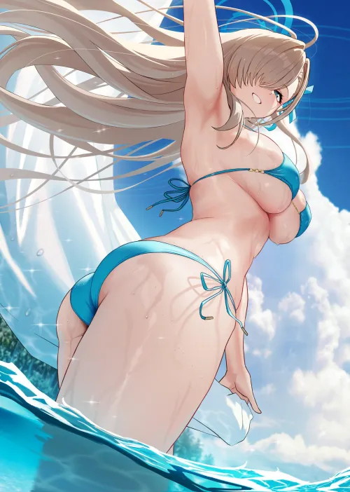 Thumbnail Exploring Asuna in Blue Archive by xSaviour_N | Animearmpits Category