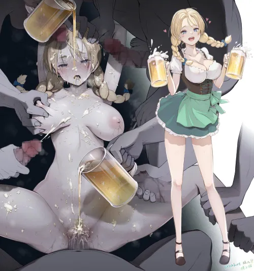 Thumbnail A Few Beers and She's Free: An Entertaining Read in FreeuseHentai