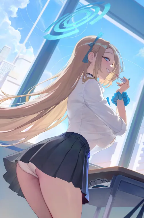 Thumbnail Artistic Beauty: Asuna's Portrait from Blue Archive