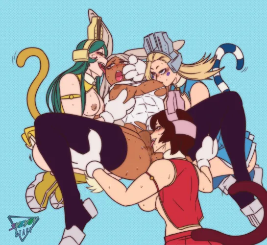 Thumbnail Exploring Cuteness and Fierceness: Cats and Rabbit in BokuNoEroAcademia by Otherwise-Vacation63