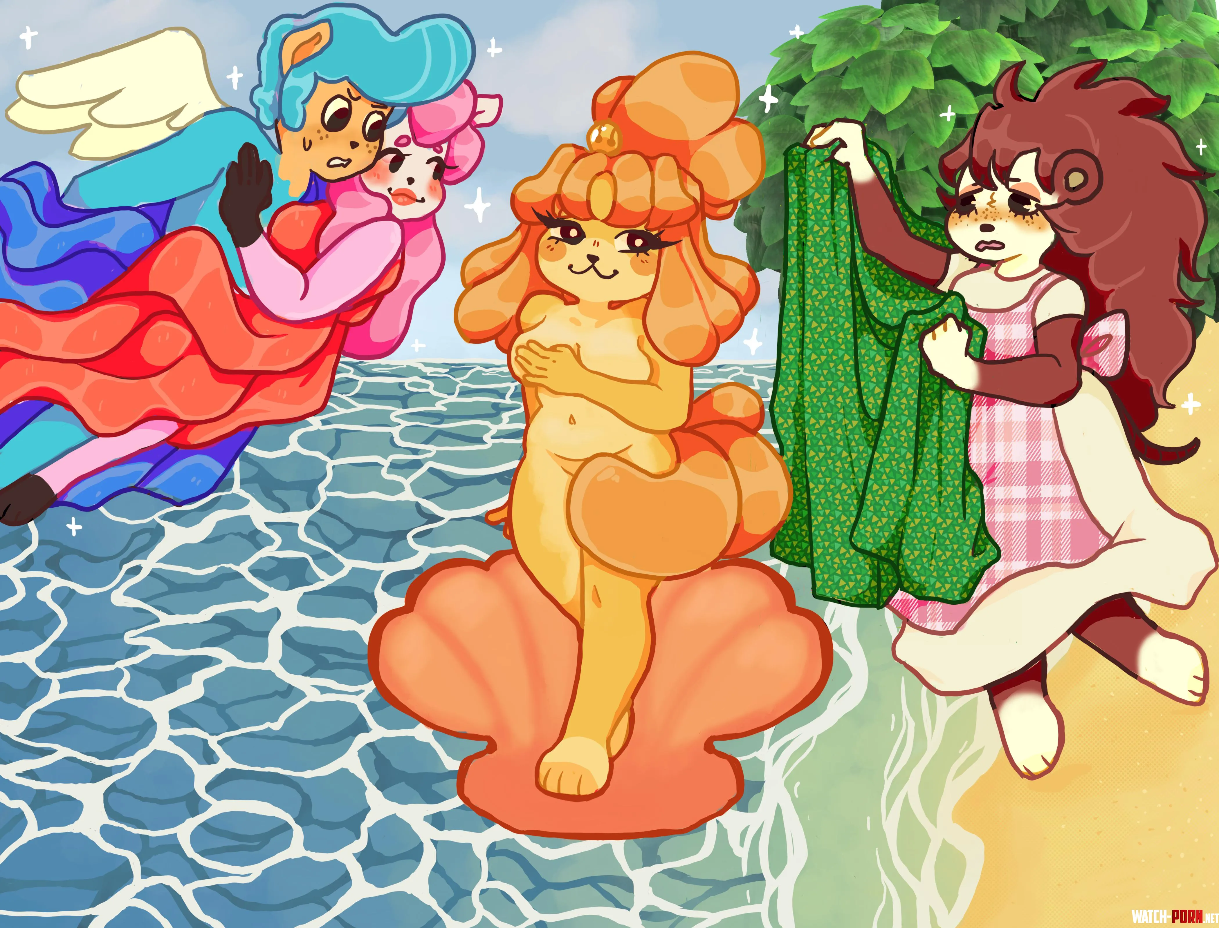 The Birth of Isabelle F moromouart by moromouart