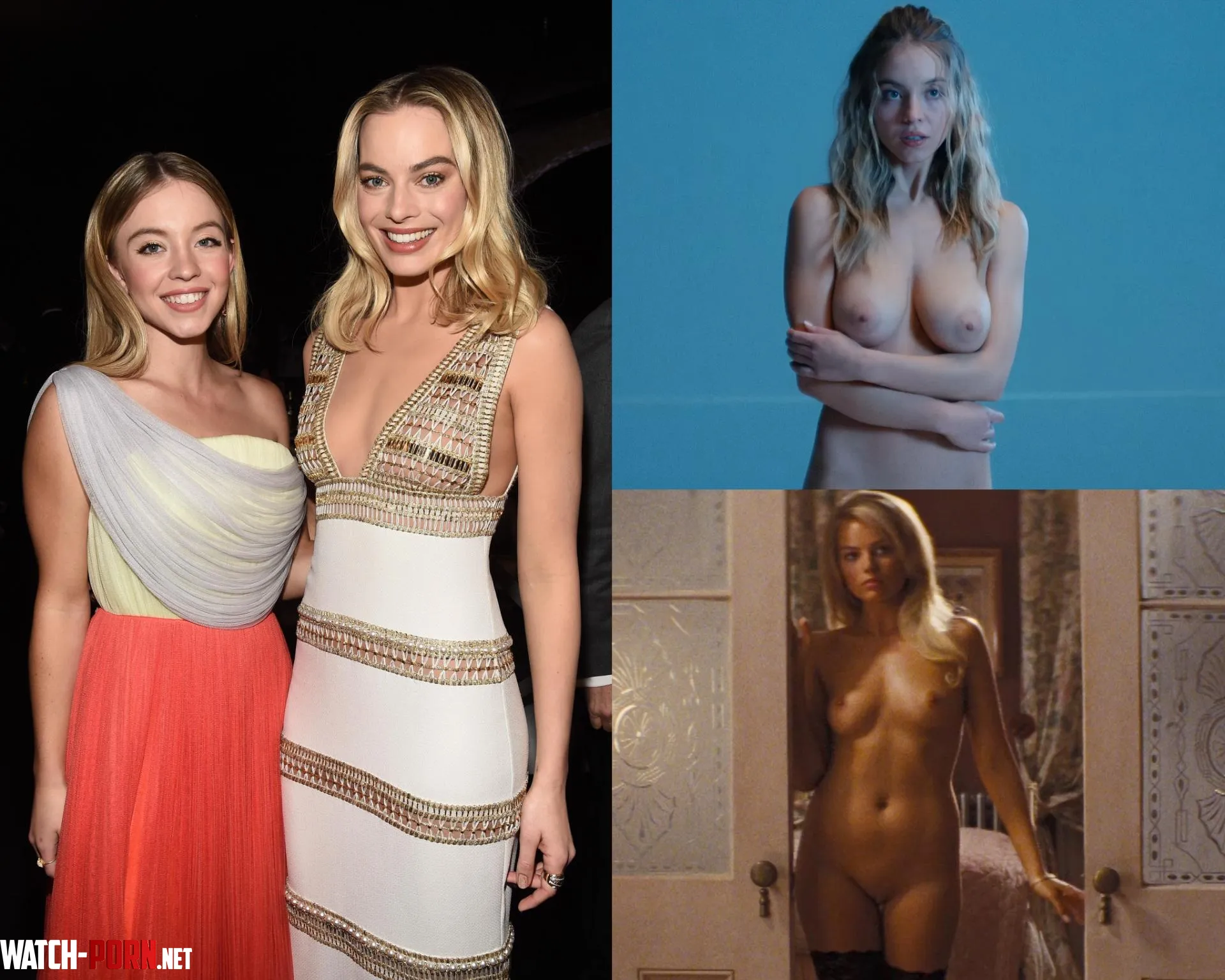 Sydney Sweeney and Margot Robbie by Morbid-Langman