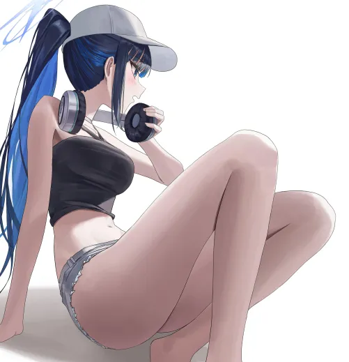 Thumbnail Exploring Saori Joumae in Blue Archive by CheetahSperm18 | thighdeology Category