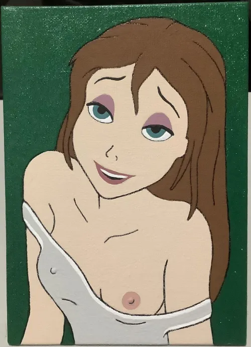 Thumbnail Captivating Portrait: Jane from Tarzan Painted by MommysGoodBoy4Ever | disneyporn