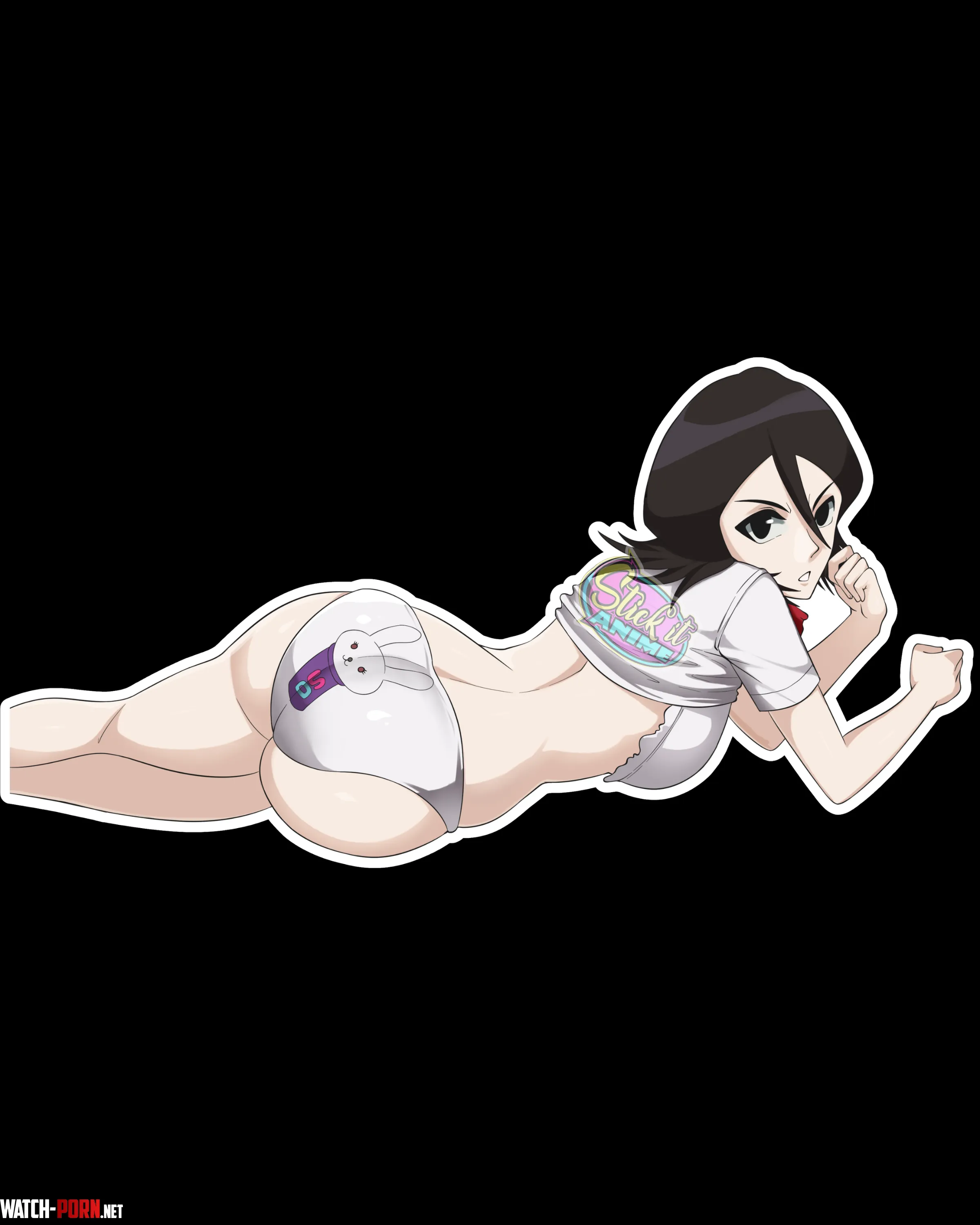 Thats a cute chappy the rabbit Rukia Stick it Anime by Stickitanime