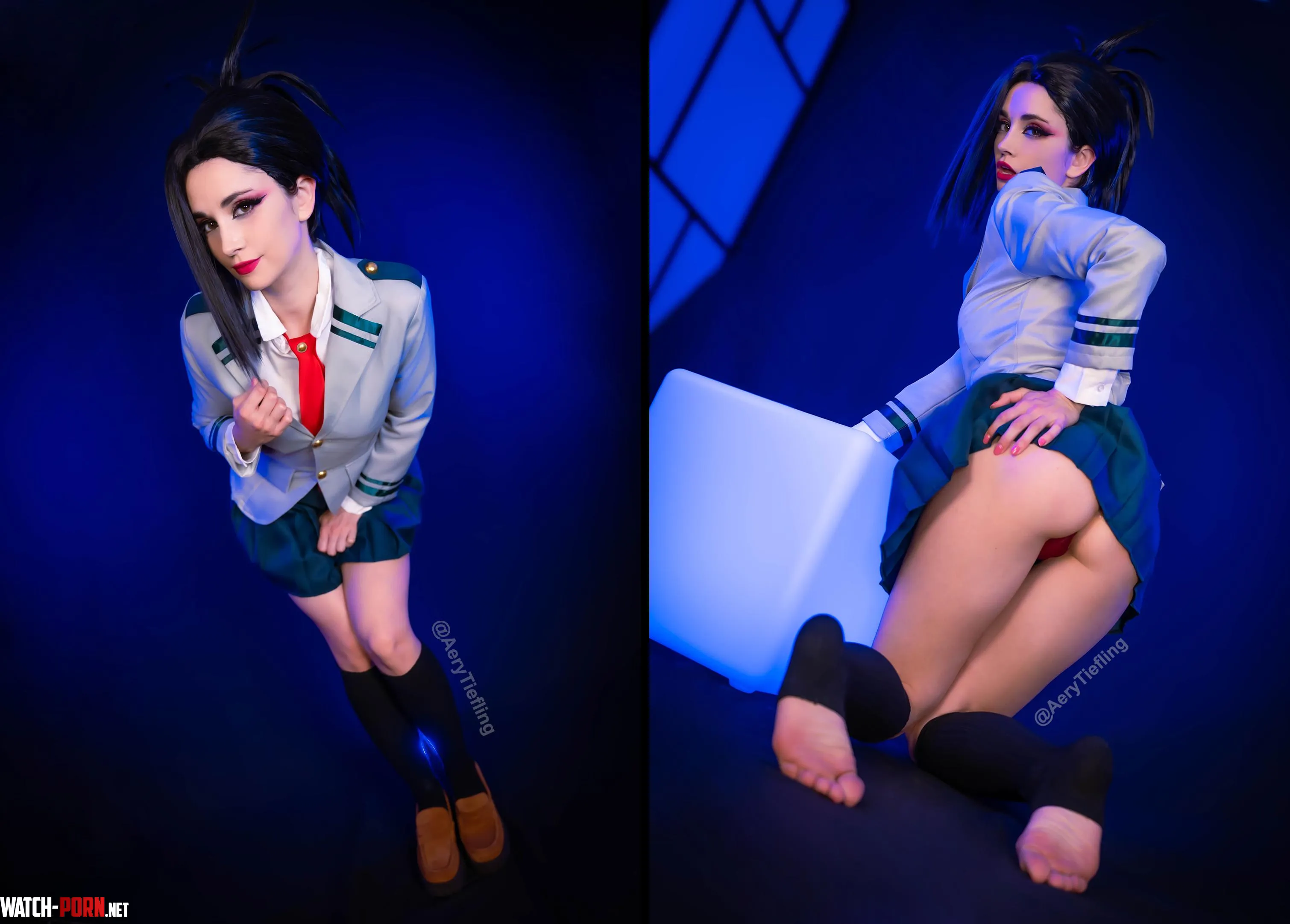 Momo cosplay by Aery Tiefling OC by AeryKorvair