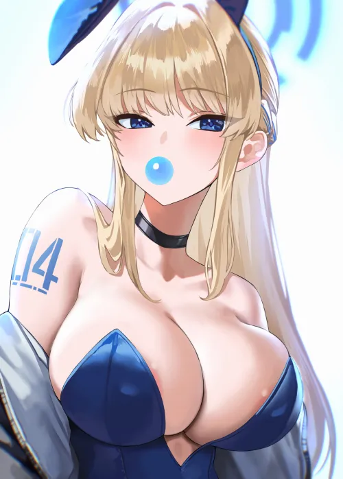 Thumbnail Toki's Chewing Gum Antics in Blue Archive | elegantloveglimmer