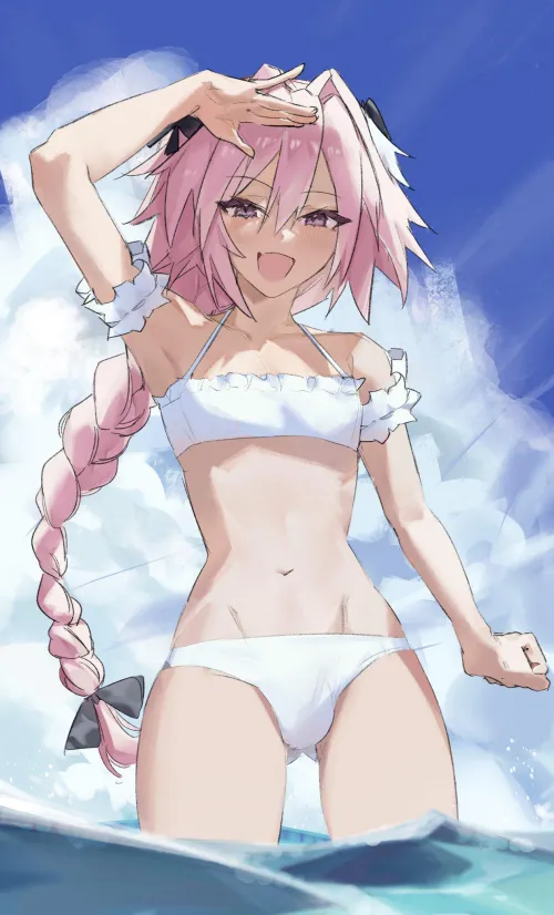 Thumbnail Summer Astolfo by Pedoro_pedoro in CuteTraps Category