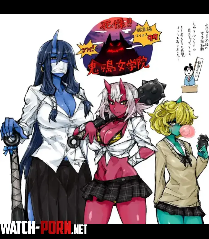 Oni girls  by Cultural_Car_4195