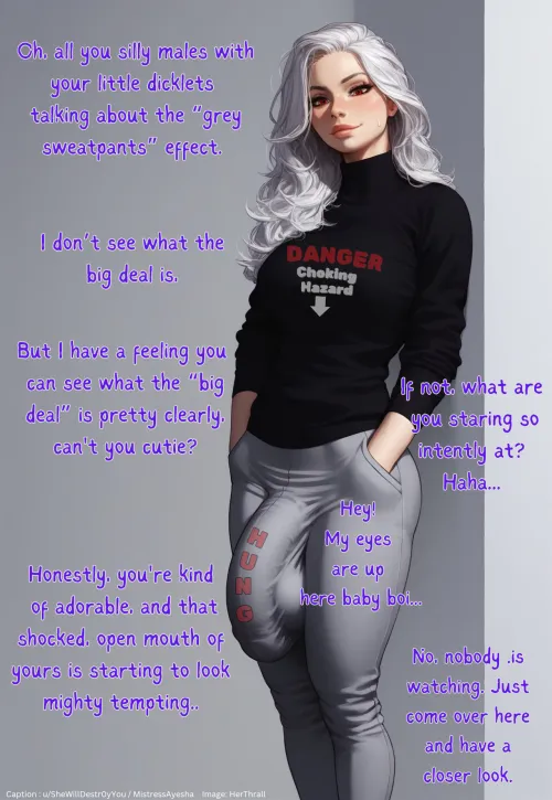 Thumbnail Sensual Sweatpants Tales: SheWillDestr0yYou's Intrigues