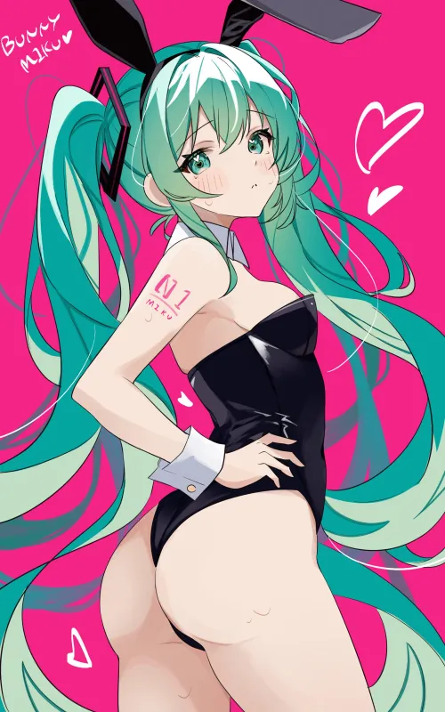Thumbnail A_MASSIVE_PERVERT's Fascination with 'Bunny Miku Vocaloid' in Pantsu Category