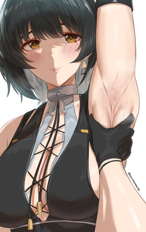Thumbnail female rover meets male rover at Wuthering Waves by withoutgod- | animearmpits