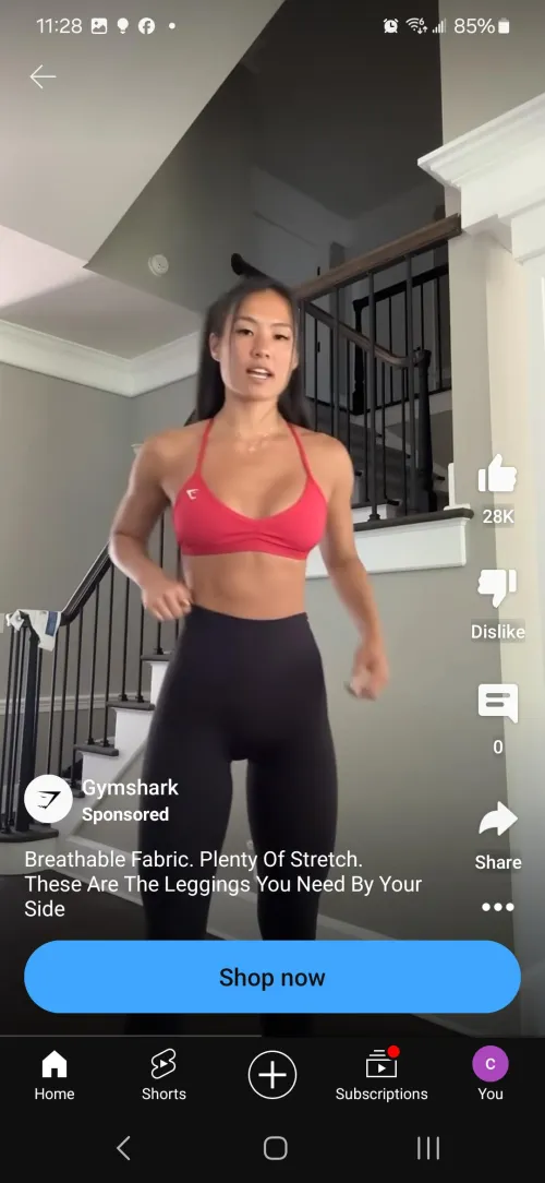 Thumbnail Identifying Unique Beauty: A YouTube Short Ad Catching Attention by could-be-a-perv