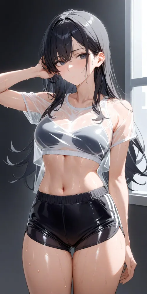 Thumbnail In-Depth Analysis of Drenched in Sweat by CheetahSperm18 | animemidriff