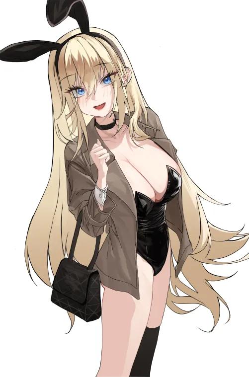 Thumbnail Blonde Bunny Artists Original by CheetahSperm18 in the Pantsu Category