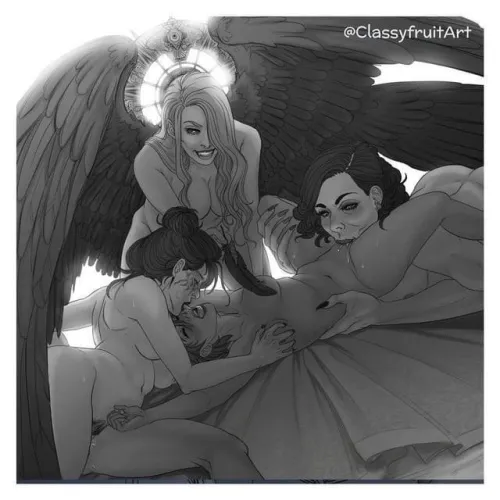 Thumbnail Angels can Act Like Devils Sometimes by KnotBunnny in MonsterGirl Category