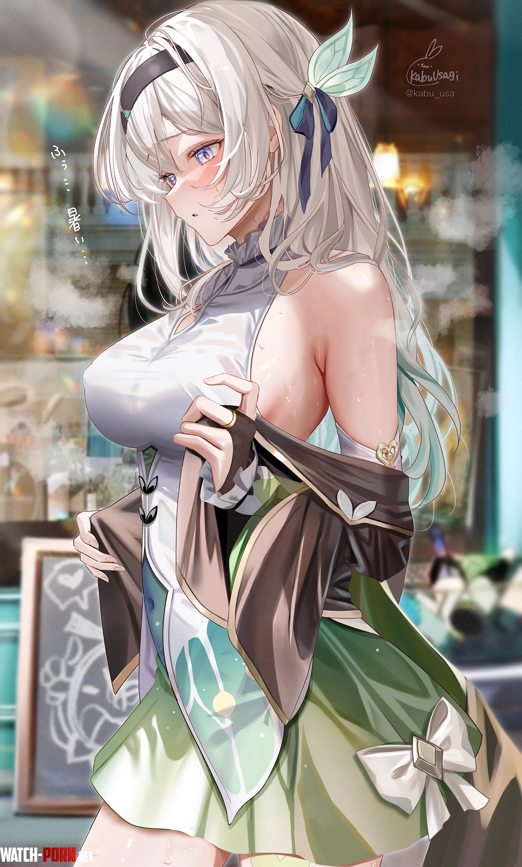 Firefly undressing   kabuusa Honkai Series  Honkai Star Rail by elegantloveglimmer